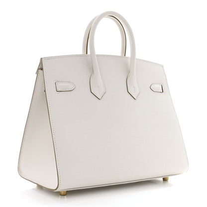 Hermes Epsom Birkin Sellier 25 Gris Pale 2 of 11