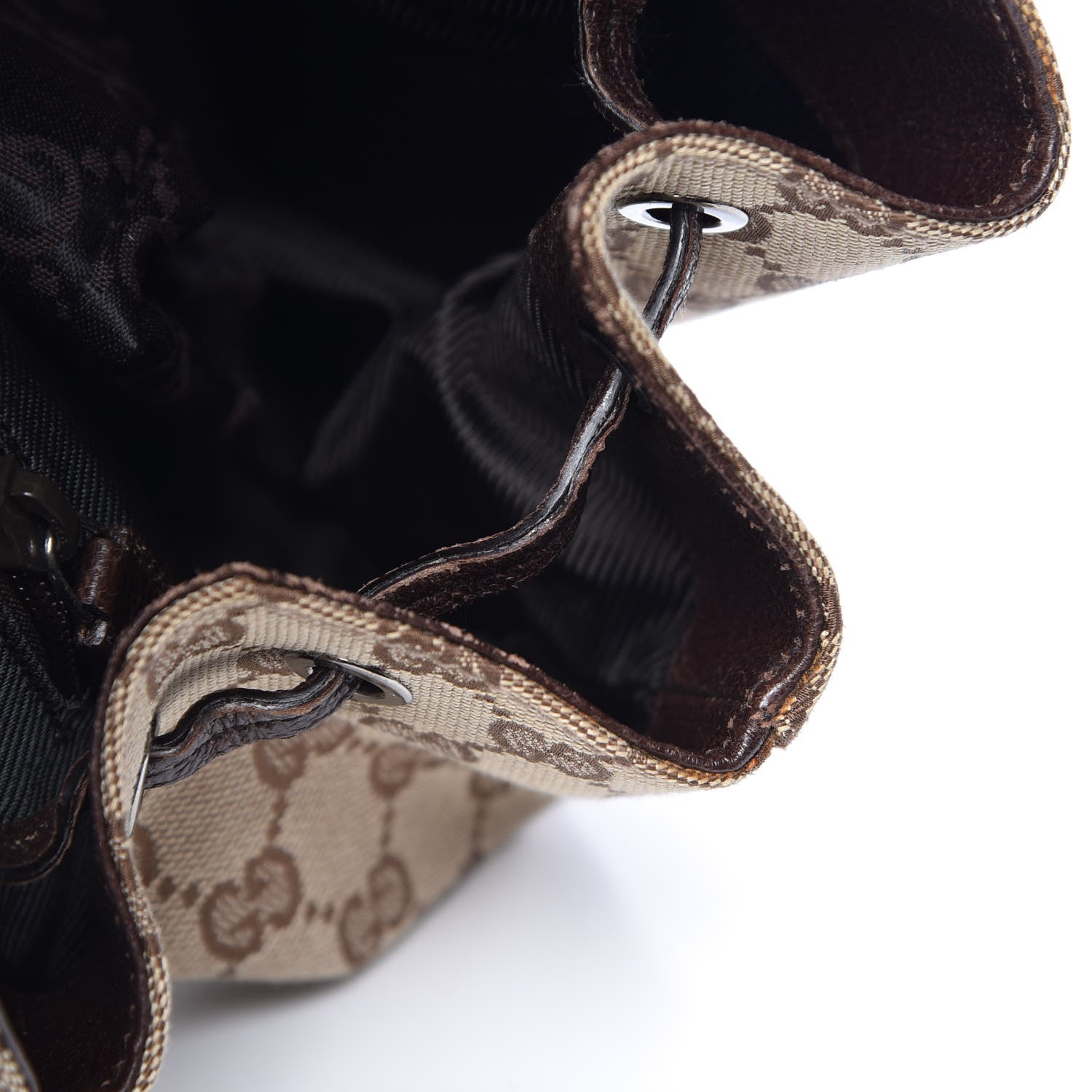 Gucci Monogram Backpack Dark Brown 15 of 21