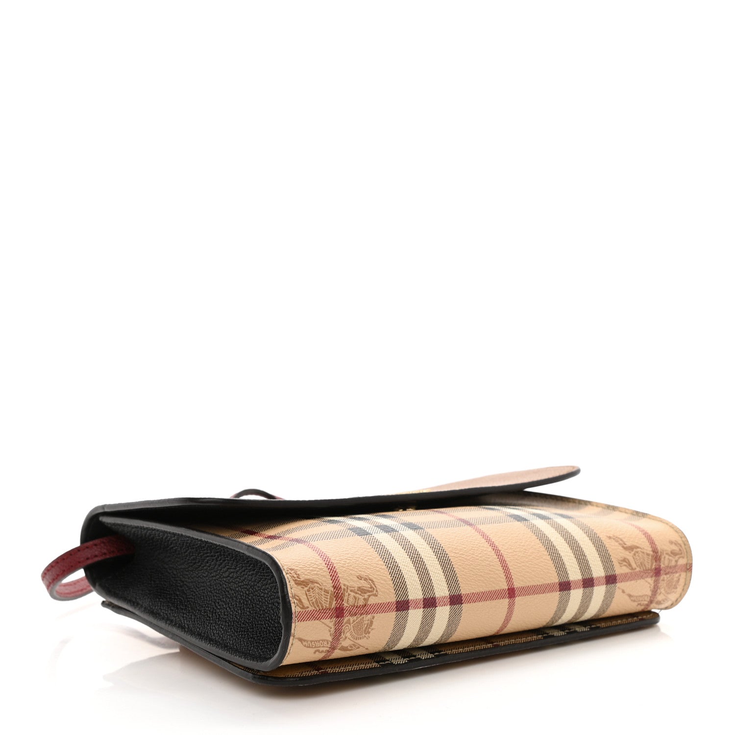 Burberry Derby Calfskin Haymarket Check Small Loxley Crossbody Bright Toffee Multicolor 4 of 8
