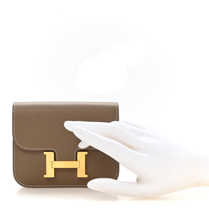 Hermes Epsom Constance Slim Wallet Etoupe 2 of 8