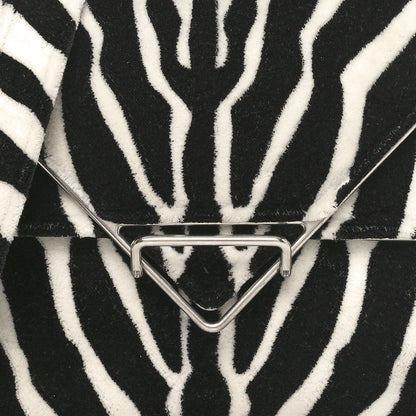 Bottega Veneta Tufted Zebra Clip Bag Black White 9 of 11