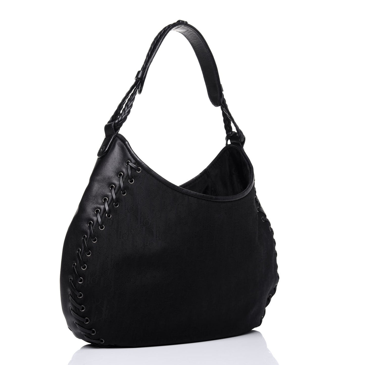 Monogram Ethnic Hobo Black