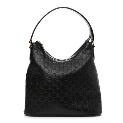 Gucci Guccissima Linea A Hobo Black 1 of 10