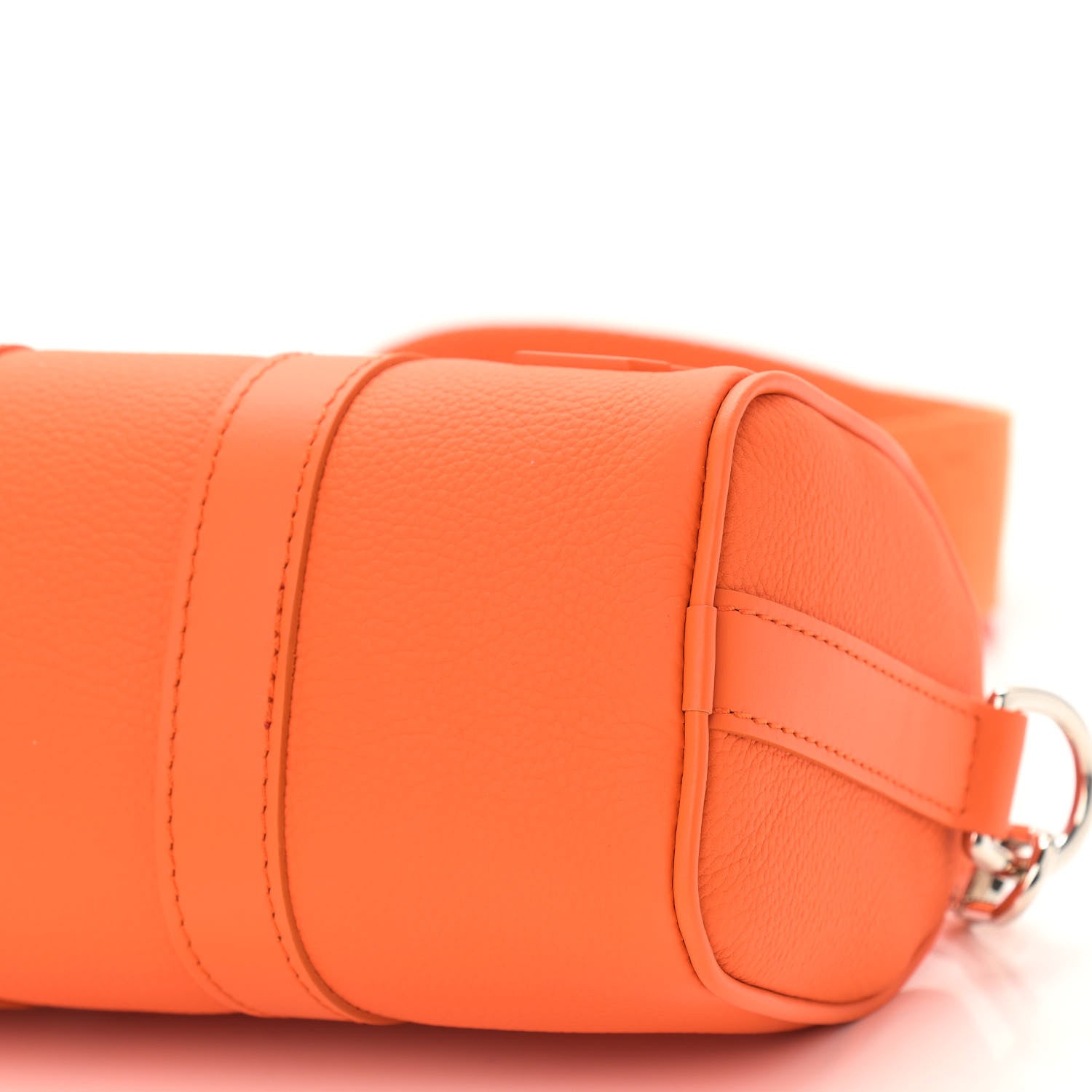 Louis Vuitton Grained Calfskin Aerogram Keepall XS Orange 9 of 9