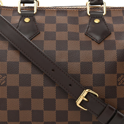 Louis Vuitton Damier Ebene Speedy Bandouliere 25 8 of 16