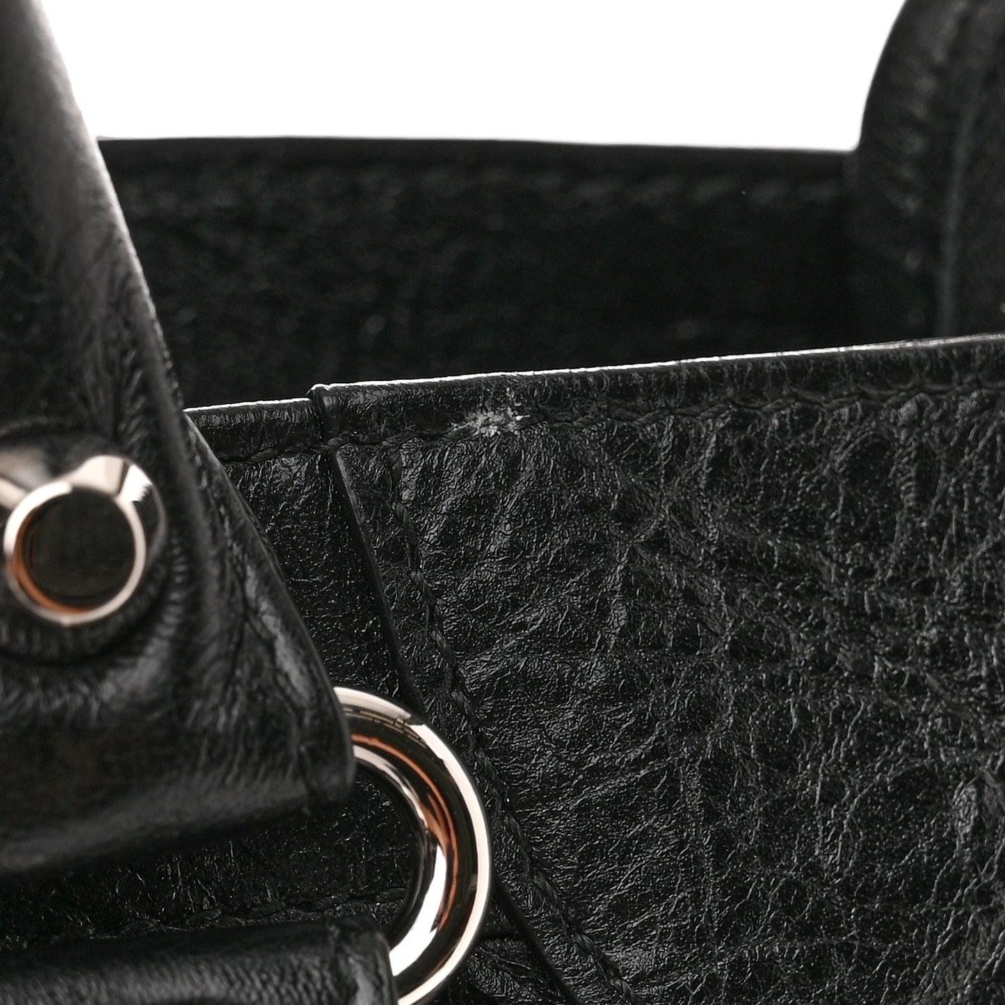 Agneau Classic Silver Hardware Velo Black
