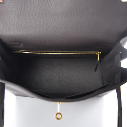 Hermes Togo Kelly Retourne 28 Etain 10 of 40
