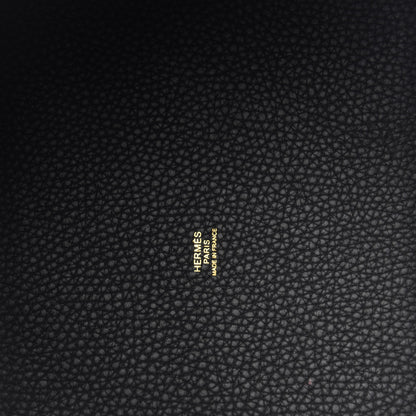 Hermes Taurillon Clemence Picotin Lock 22 MM Black 8 of 11