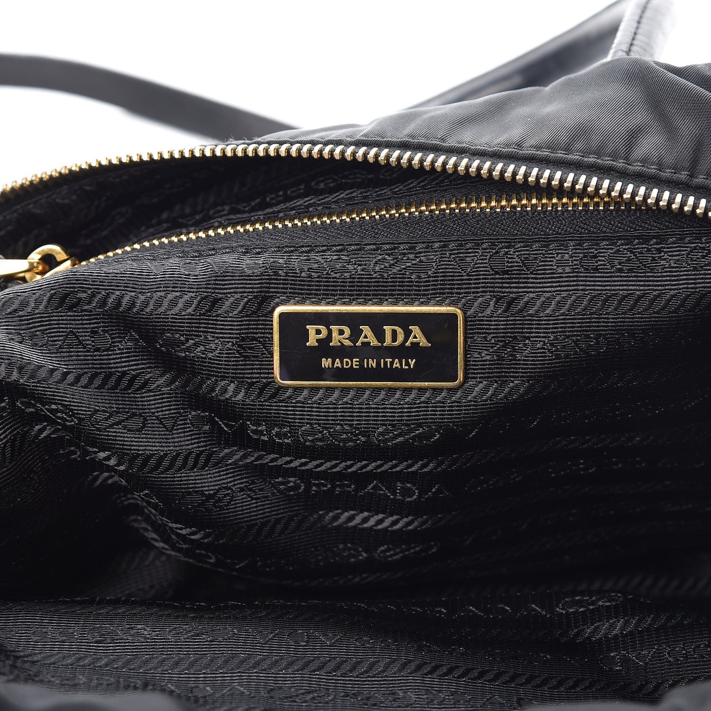 Nylon Fiocco Mini Bowler Black
