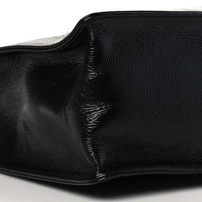 Chanel Shiny Aged Calfskin Shopping Bag Black 9 of 10