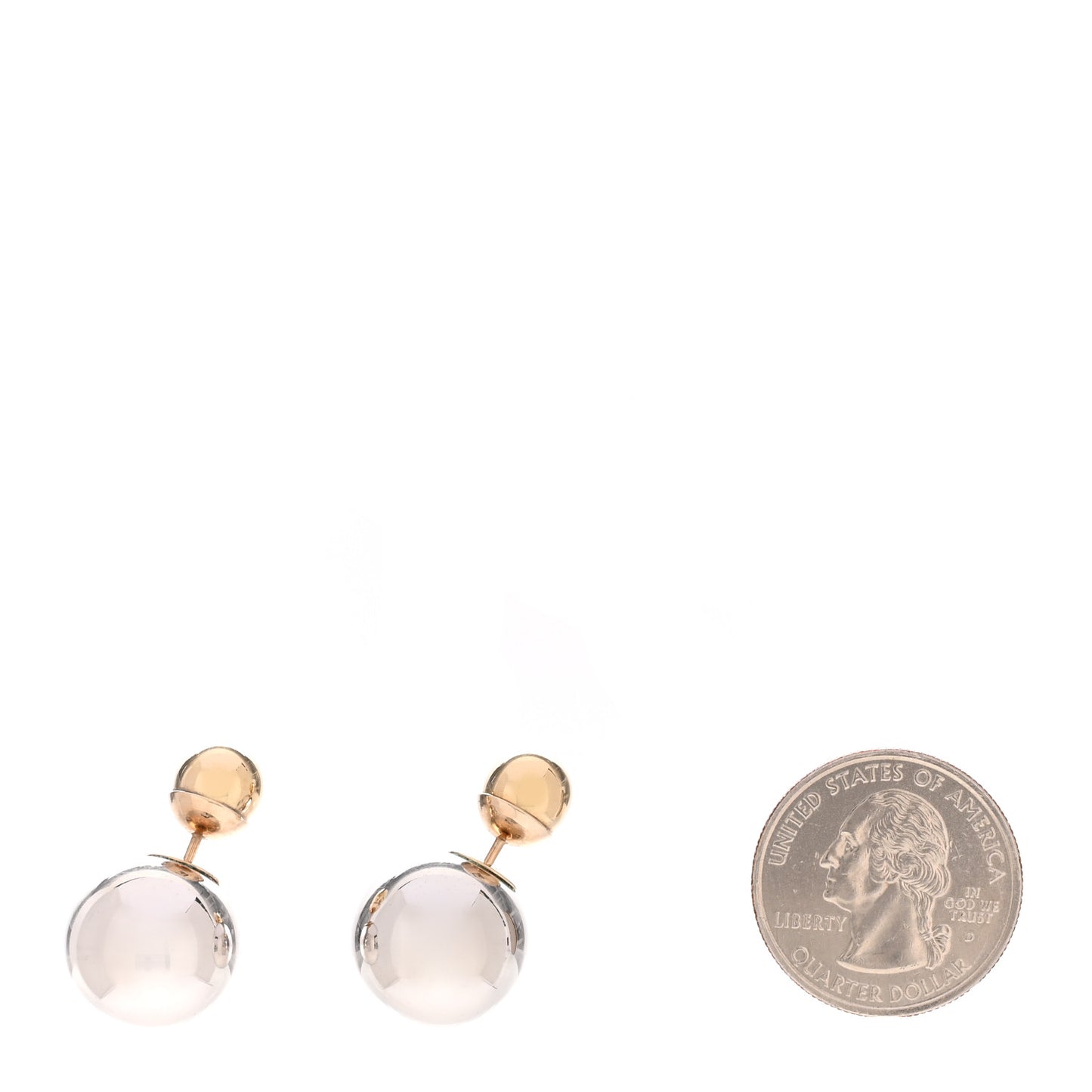Mise En Dior Tribal Earrings Silver Gold