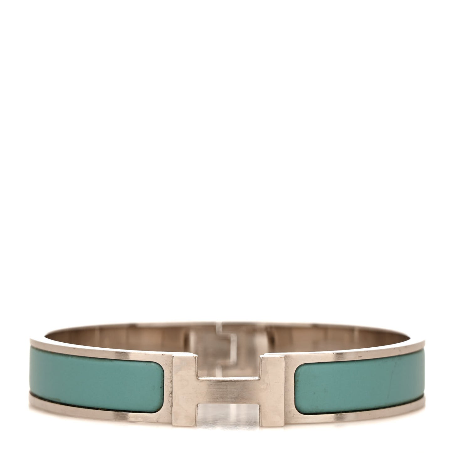 Matte Enamel Narrow Clic Clac HH Bracelet GM Lagon