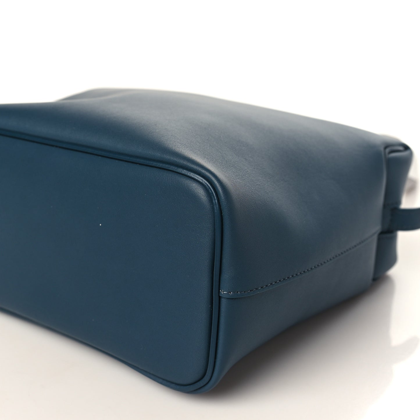 Lambskin Small Soft Cube Satchel Blue