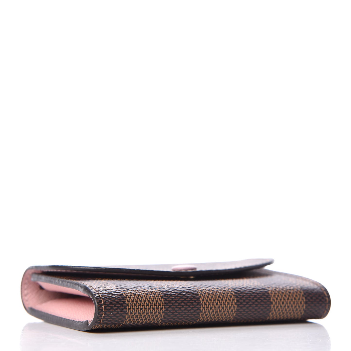 Damier Ebene Rosalie Coin Purse Rose Ballerine