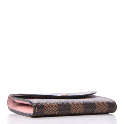Louis Vuitton Damier Ebene Rosalie Coin Purse Rose Ballerine 4 of 7