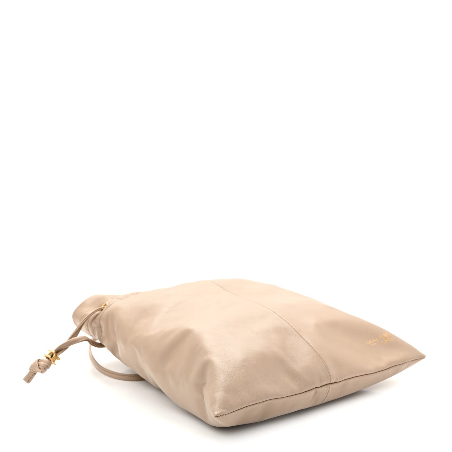 Lambskin Small Crystal Pouch Safari