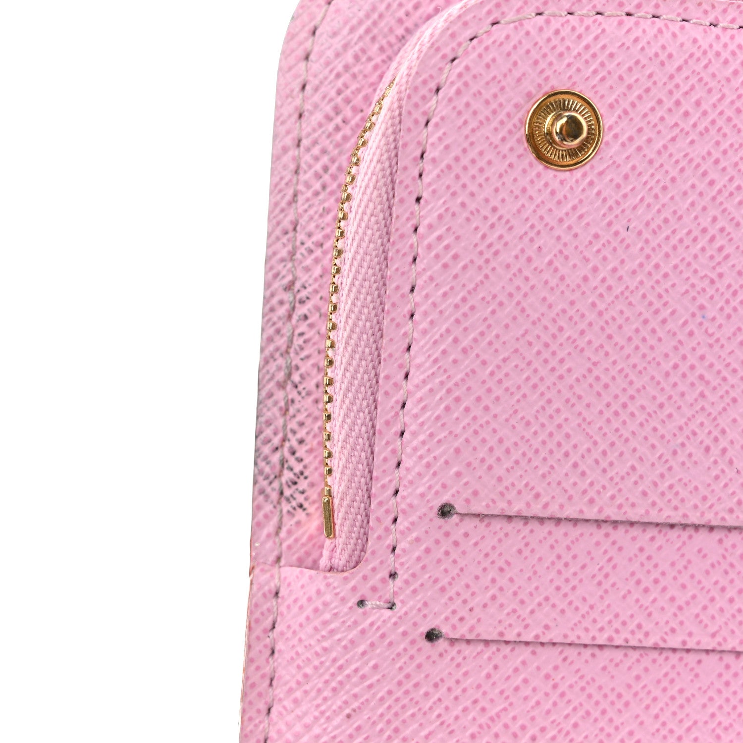 Louis Vuitton Monogram Multicolor Insolite Wallet White Litchi 12 of 14