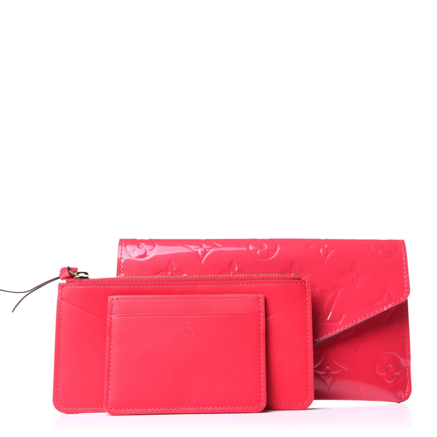 Louis Vuitton Vernis Jeanne Wallet Hot Pink 2 of 7