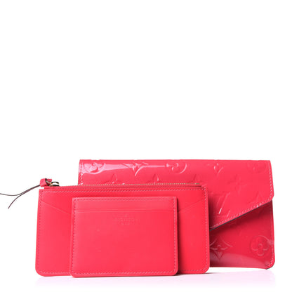 Louis Vuitton Vernis Jeanne Wallet Hot Pink 2 of 7