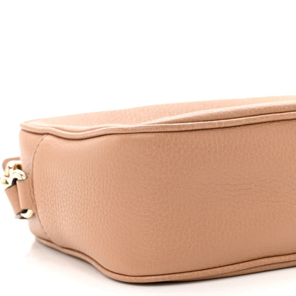 Gucci Pebbled Calfskin Small Soho Disco Bag Camelia 8 of 9