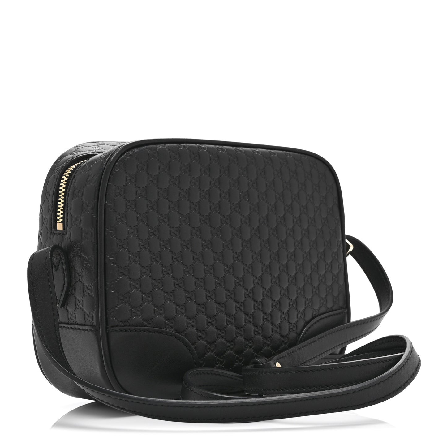 Microguccissima Mini Bree Messenger Bag Black
