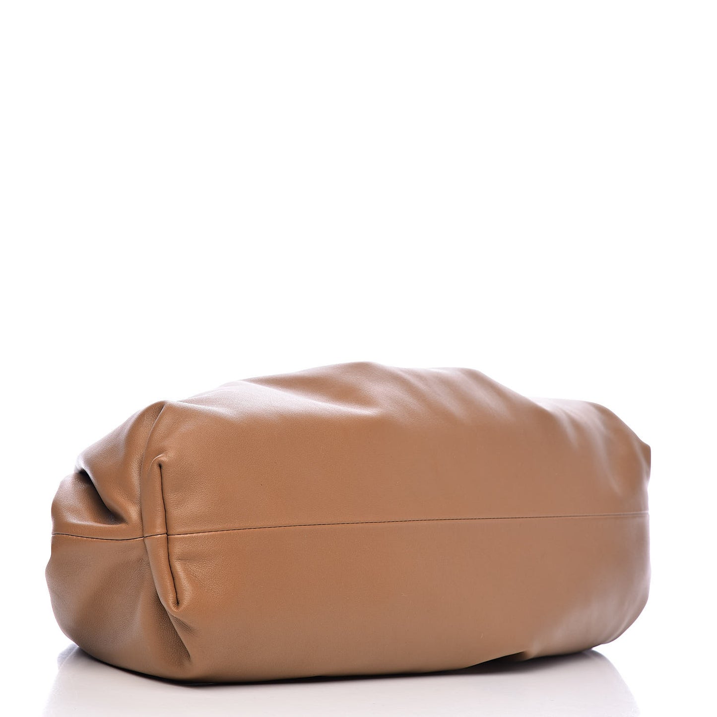 Smooth Butter Calf The Pouch Oversized Clutch Cammello