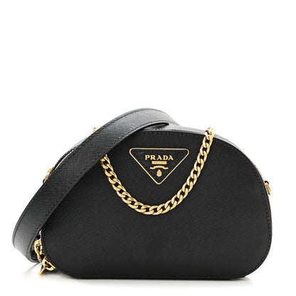 Prada Saffiano Lux Odette Belt Bag Black 1 of 12