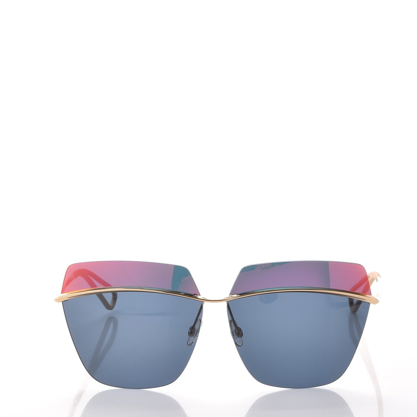 Metal DiorMetallic Sunglasses Orange Blue