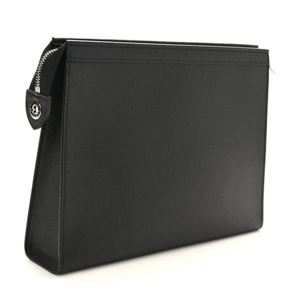 Louis Vuitton Taiga Pochette Voyage MM Black 3 of 8