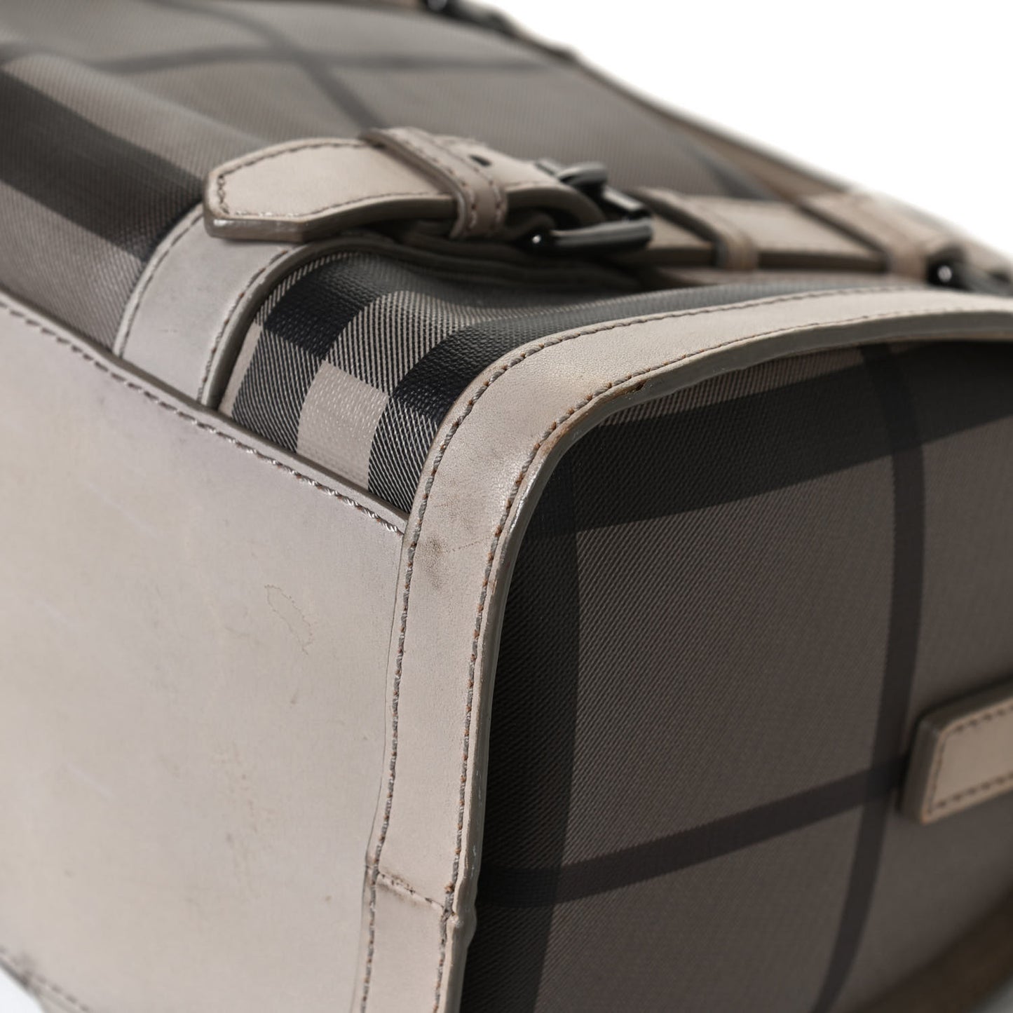 Smoked Check Small Chester Bowling Bag Trench
