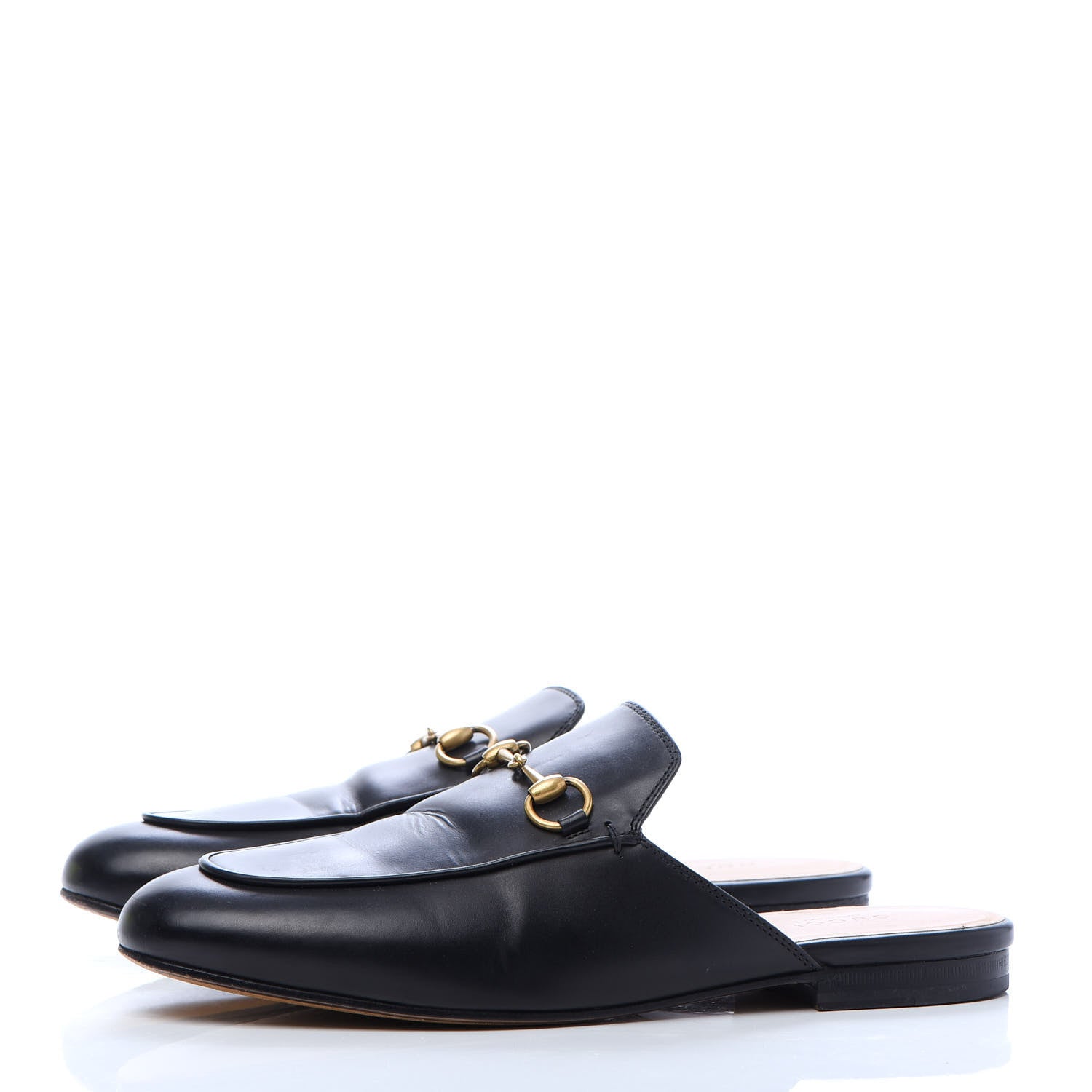 Gucci Calfskin Womens Princetown Slippers 39 Black 3 of 9