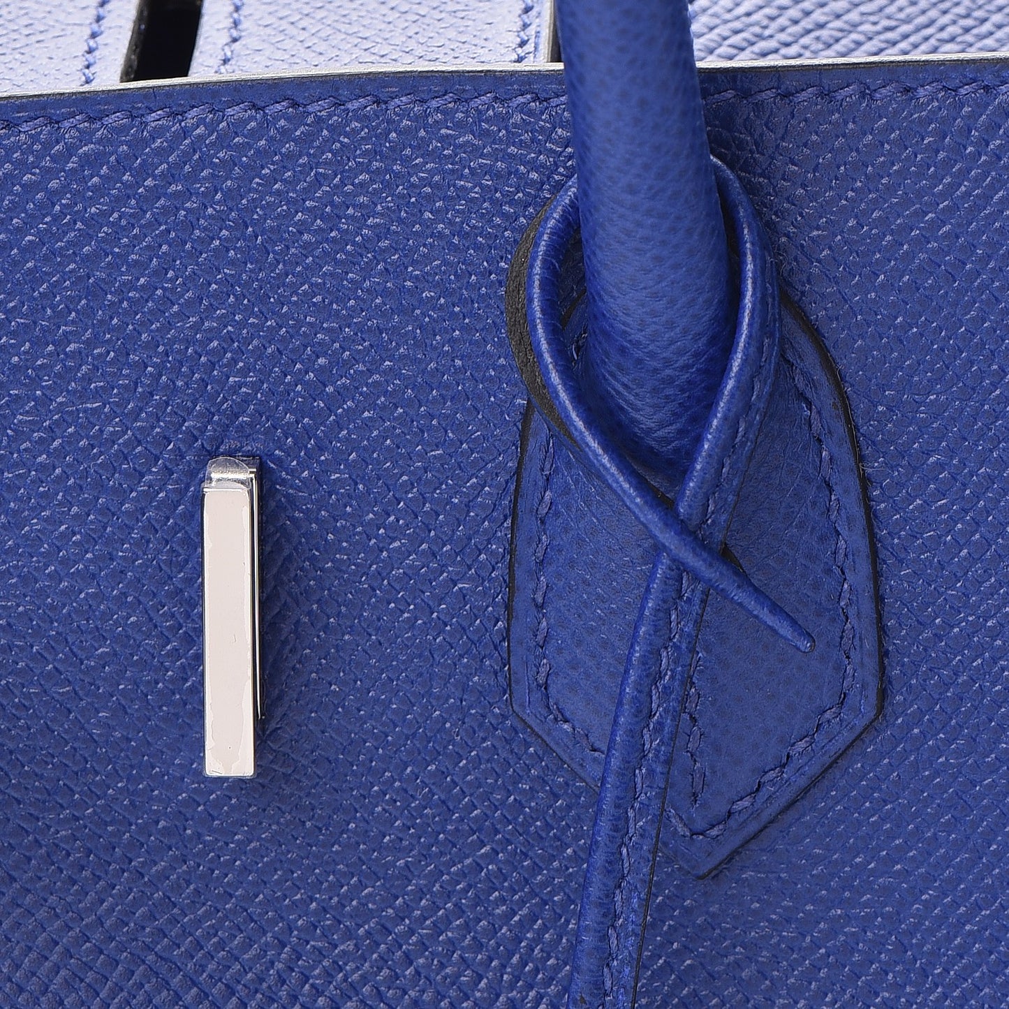 Epsom Birkin 30 Bleu Electrique