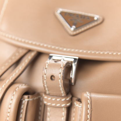 Prada Soft Calf Rucksack Backpack Caramel 9 of 9