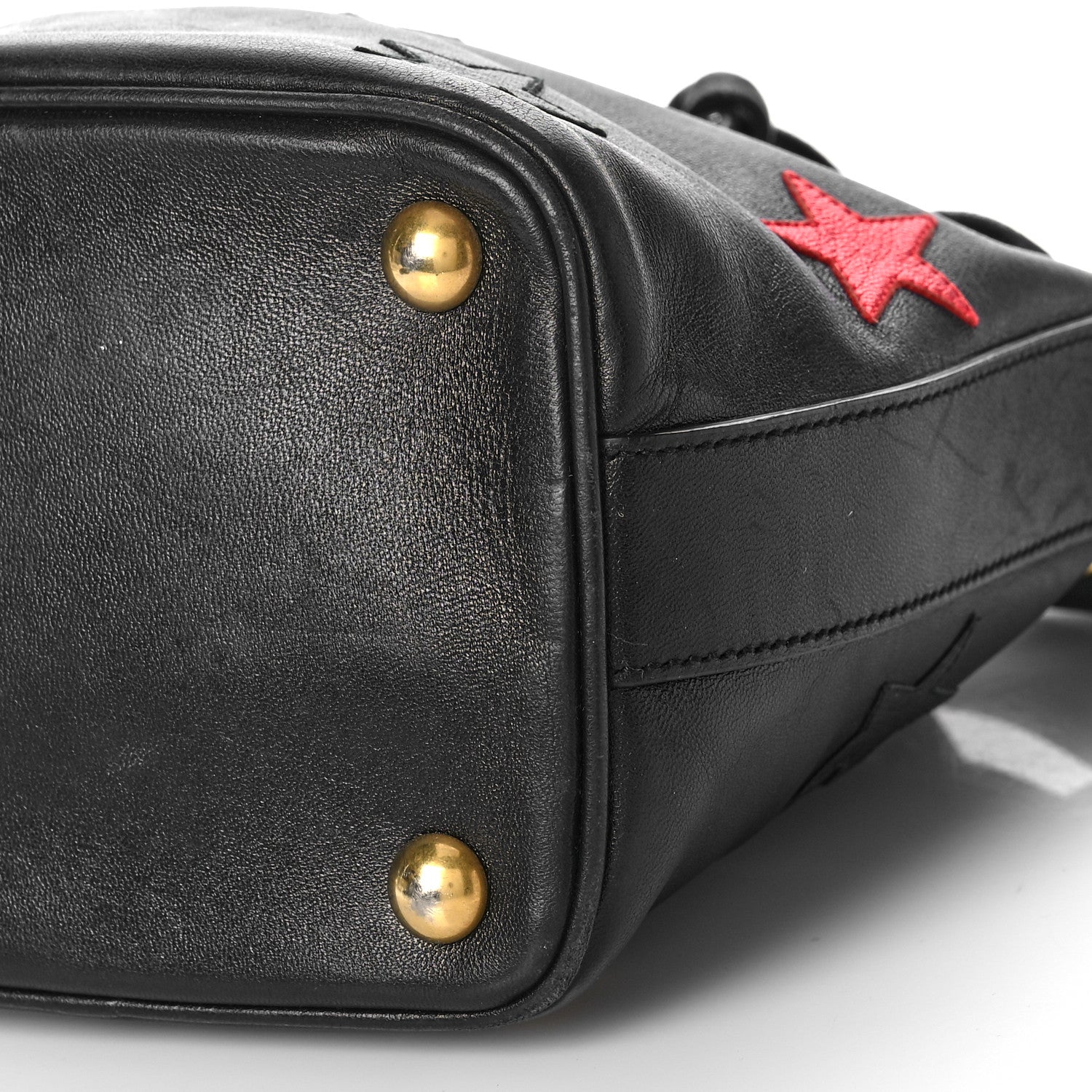 Saint Laurent Calfskin Star Small Emmanuelle Bucket Bag Black 7 of 11