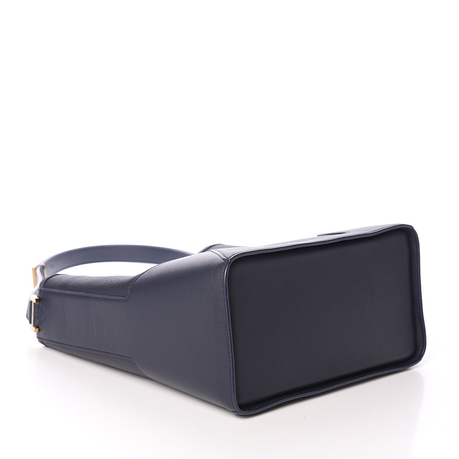 MCM Calfskin Claudia Crossbody Bag True Navy 3 of 8