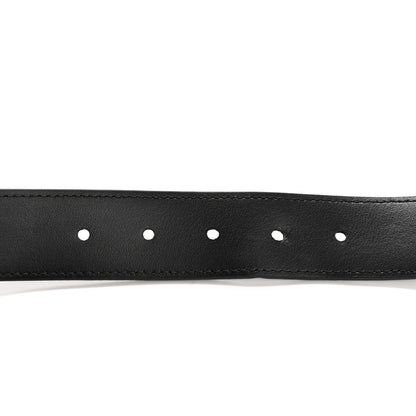 Louis Vuitton Taurillon Monogram Signature 35 MM Chain Belt 110 44 Black 4 of 9