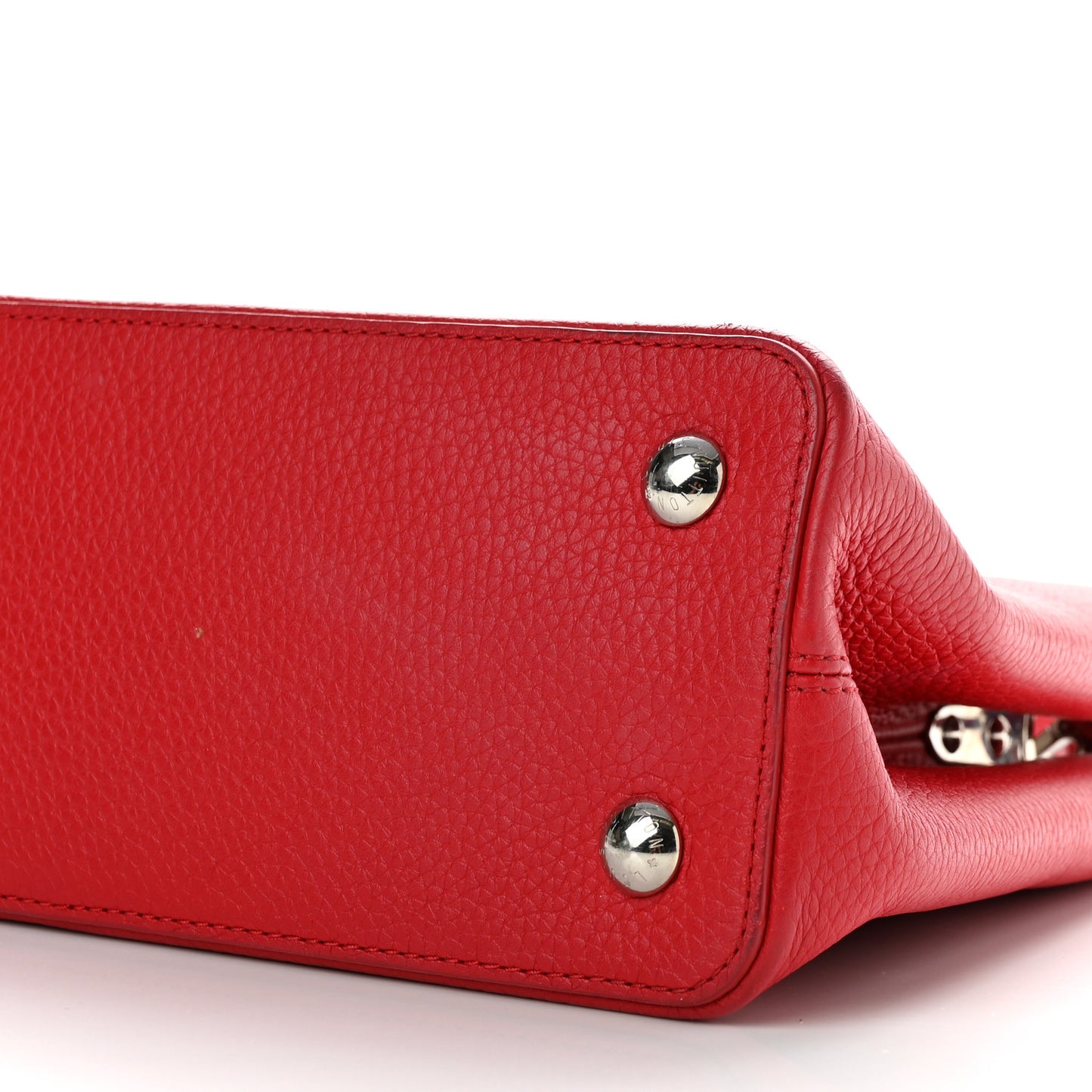 Taurillon Capucines PM Rubis