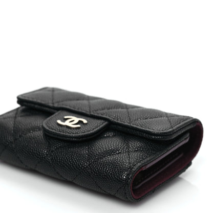Chanel Caviar Quilted Classic 4 Key Holder Wallet Black 8 of 8