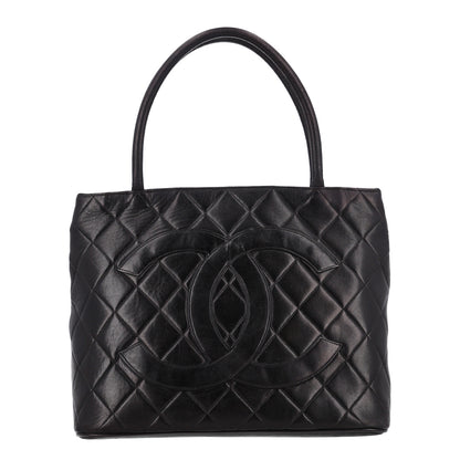Chanel Lambskin Quilted Medallion Tote Black 1 of 10