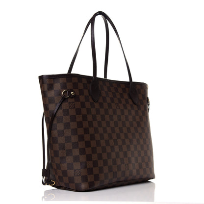 Louis Vuitton Damier Ebene Neo Neverfull MM Rose Ballerine 3 of 8
