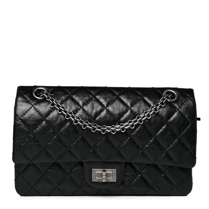 Chanel Aged Calfskin Quilted 2.55 Reissue 225 Flap Black 1 of 10