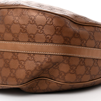 Gucci Metallic Guccissima Large GG Twins Hobo Bronze 10 of 13