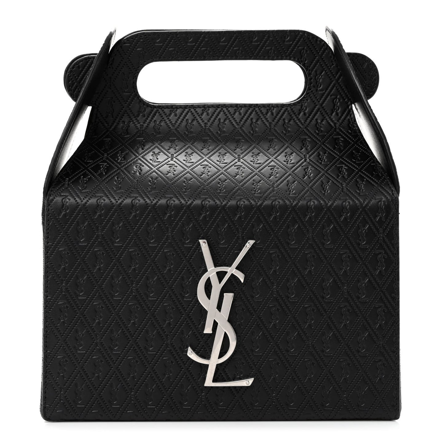 Calfskin Monogram Take Away Box Black