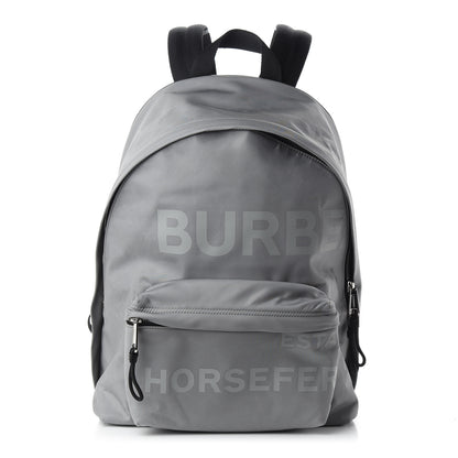 Burberry Nylon Horseferry Print Jett Backpack Cloud Grey 1 of 9