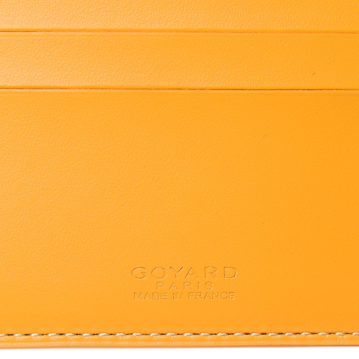 Goyard Goyardine Bi-Fold Victoire PM Wallet Yellow 6 of 6