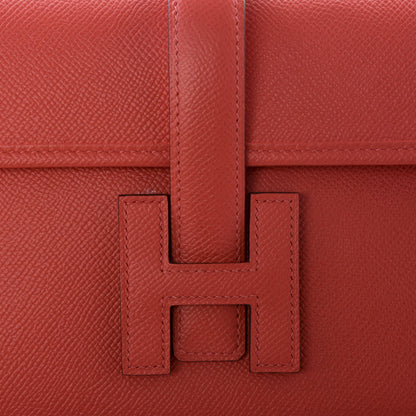 Hermes Epsom Jige Elan 29 Clutch Rose Jaipur 8 of 9