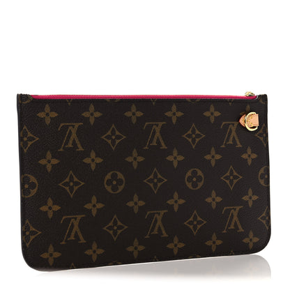 Louis Vuitton Monogram Neverfull MM GM Pochette Pivoine 3 of 11