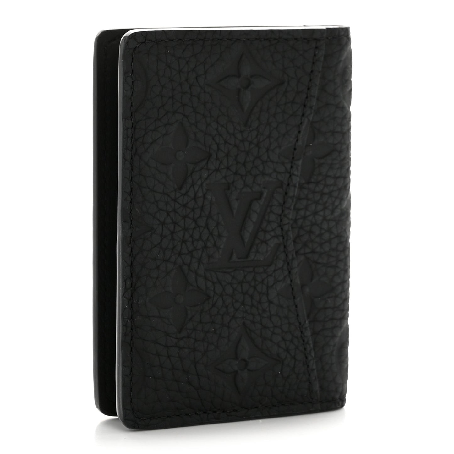 Taurillon Monogram Pocket Organizer Black