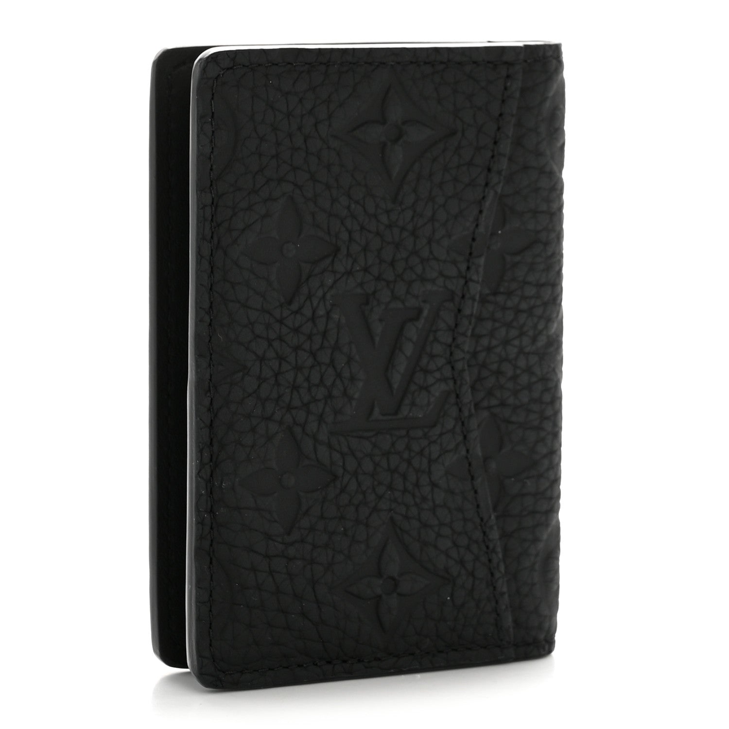 Louis Vuitton Taurillon Monogram Pocket Organizer Black 3 of 6