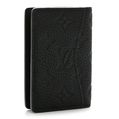 Louis Vuitton Taurillon Monogram Pocket Organizer Black 3 of 6